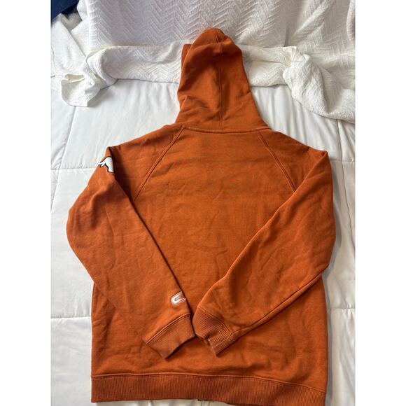 Texas Longhorns Hoodie Youth L Colosseum Athletics Burnt Orange Fleece Zip Up - Picture 3 of 8